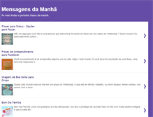 Tablet Screenshot of mensagensdamanha.com